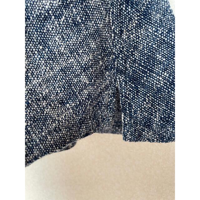 美品 うさと USAATO 草木染 藍染 トップス うさと服 素材タグ付 2