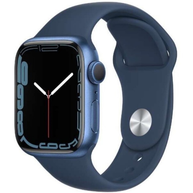 Apple Watch(アップルウォッチ)の【新品】Apple Watch Series 7 41mm GPS ブルー メンズの時計(腕時計(デジタル))の商品写真