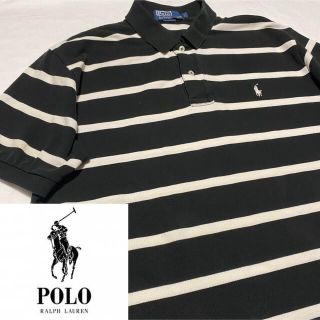 ポロラルフローレン(POLO RALPH LAUREN)の2枚セット 90s 古着 ポロ ラルフローレン L 刺繍ロゴ ビッグシルエット(ポロシャツ)