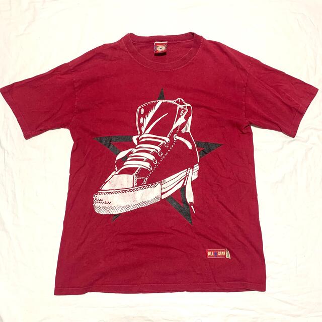 CONVERSE(コンバース)のCONVERSE ALL STAR 両面プリント USA製 ビンテージ 90s メンズのトップス(Tシャツ/カットソー(半袖/袖なし))の商品写真