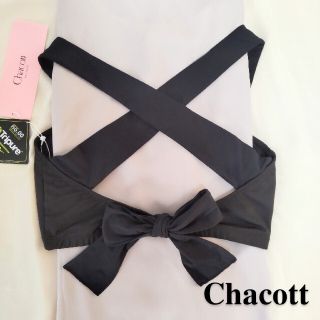 チャコット(CHACOTT)のチャコット トリピュア ショート丈リボントップス  ダンス バレエ ヨガウェア(ヨガ)