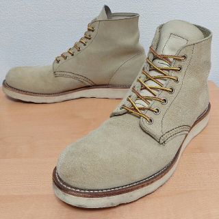 レッドウィング(REDWING)の美品【レッドウィング】8167⭐スウェード⭐ベージュ【27.5cm】(ブーツ)