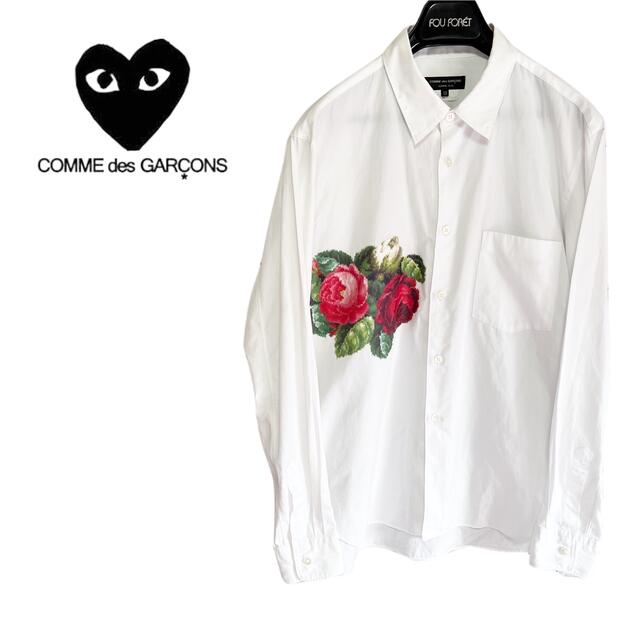 COMME des GARCONS コム デ ギャルソン プリント シャツ M