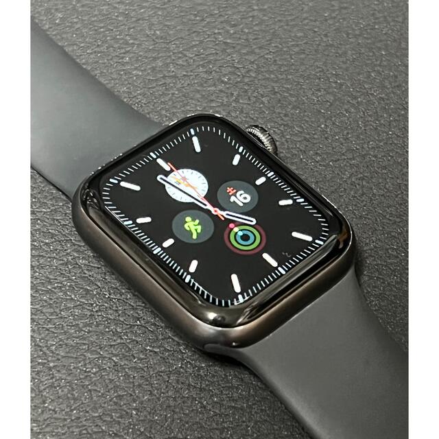 Apple Watch Series5 40mm スペースグレイ&ブラックバンド