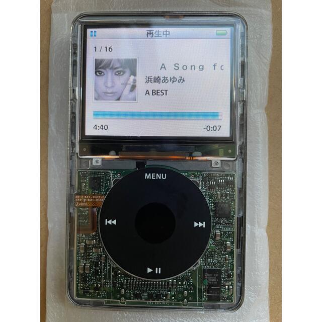 ipod classic 第5世代 128GB スケルトンポータブルプレーヤー