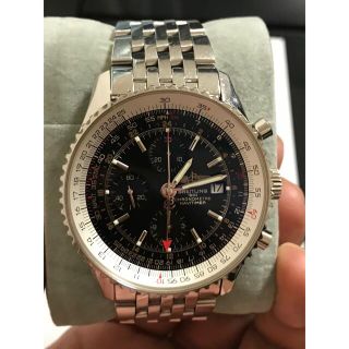 ブライトリング(BREITLING)の46ミリ　ナビタイマーワールドA24322 中古美品(腕時計(アナログ))