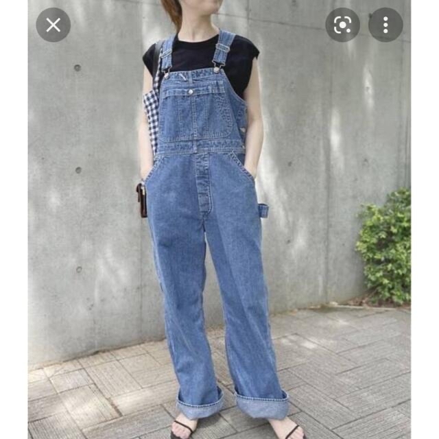 holiday - BIG DENIM OVERALL ビッグデニムオーバーオール 今季購入の