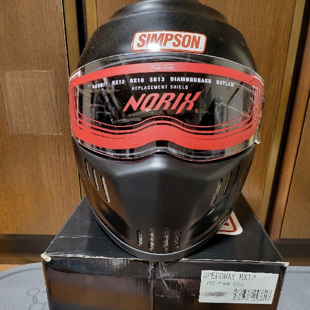 SPEEDWAY(スピードウェイ) RX12 ヘルメット レット 59cm SIMPSON
