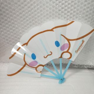 シナモロール(シナモロール)のサンリオ シナモン シナモロール 扇子 うちわ フェイス(キャラクターグッズ)