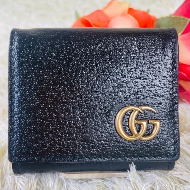 ご注文で当日配送 GUCCI グッチ 財布 〔GGマーモント〕 レザー コイン