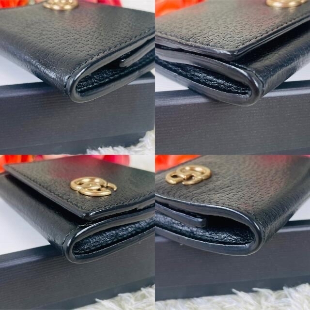 箱付美品✨ グッチ GG マーモント ミニウォレット 財布 コイン入れ 4
