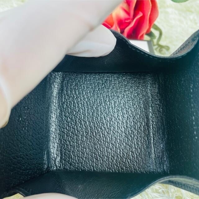 箱付美品✨ グッチ GG マーモント ミニウォレット 財布 コイン入れ 6