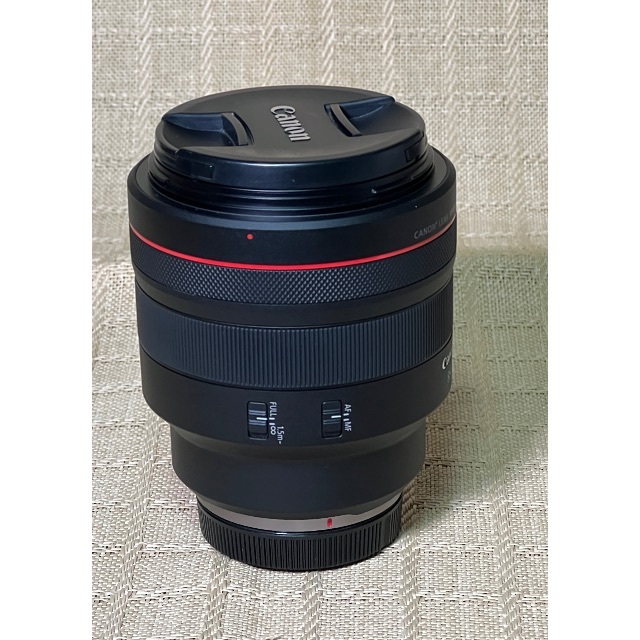 Canon(キヤノン)のCanon RF85mm F1.2L USM＋レンズガードフィルター スマホ/家電/カメラのカメラ(レンズ(単焦点))の商品写真