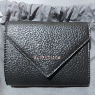 バレンシアガ(Balenciaga)の新品　正規品　バレンシアガ　ペーパースマートウォレット　ブラック(折り財布)
