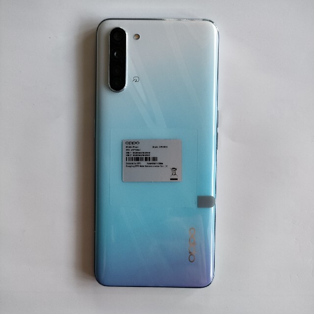 OPPO(オッポ)のOPPO Reno3 A 128GB ホワイト SIMフリー スマホ/家電/カメラのスマートフォン/携帯電話(スマートフォン本体)の商品写真