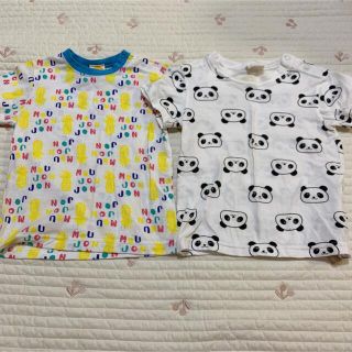 ムージョンジョン(mou jon jon)の2枚セット ムージョンジョン　ベビー　夏　半袖　90 保育園着(Tシャツ/カットソー)