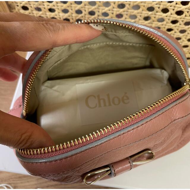 Chloe(クロエ)のChloe レザー リボン ポーチ レディースのファッション小物(ポーチ)の商品写真