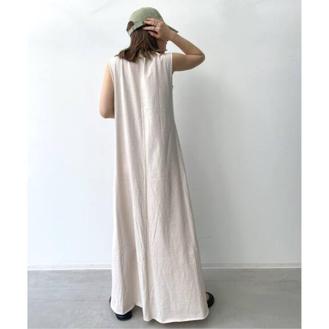 L'Appartement DEUXIEME CLASSE(アパルトモンドゥーズィエムクラス)のGOOD GRIEF！NOSLEEVE LONG DRESS レディースのワンピース(ロングワンピース/マキシワンピース)の商品写真