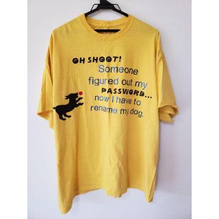 ギルダン☆半袖Tシャツ☆メンズの2XL☆ゆるだぼ☆イエロー(Tシャツ(半袖/袖なし))