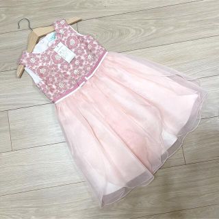 TOCCA キッズドレス　110サイズ　水色　お花