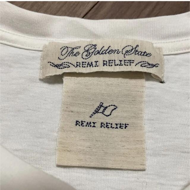 REMI RELIEF(レミレリーフ)の送料込❗️REMI RELEAF レミレリーフ 生成りポケットTシャツ メンズのトップス(Tシャツ/カットソー(半袖/袖なし))の商品写真