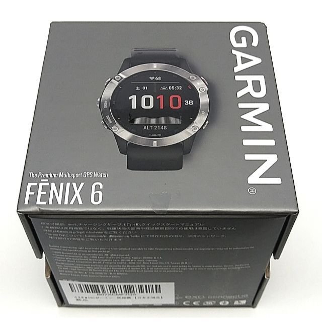 【美品】GARMIN fenix 6 GPS スマートウォッチ ガーミン