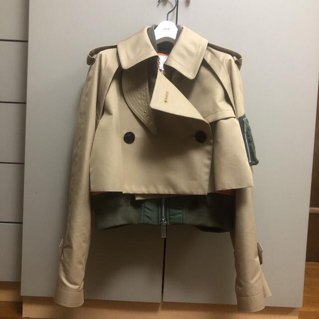 sacai サカイ ショートトレンチ サイズ1 完売品 美品