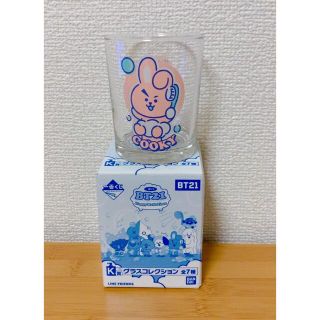 ビーティーイシビル(BT21)のBT21 一番くじ「Happy Bath Time」グラスCOOKY(アイドルグッズ)