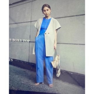 アメリヴィンテージ(Ameri VINTAGE)の【要コメント】ameri  COLOR TAPERED TUCK PANTS(カジュアルパンツ)