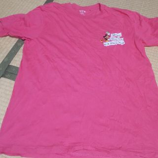 ユニクロ(UNIQLO)のユニクロ ＵＴシャツ XL ピンク色(Tシャツ/カットソー(半袖/袖なし))