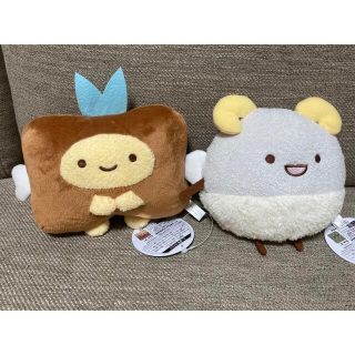 サンエックス(サンエックス)のすみっコぐらし　アニマルパーク　仲良しぬいぐるみ　あじふらいのしっぽ　ほこり(ぬいぐるみ)