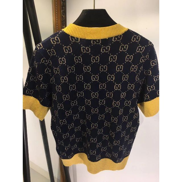 カラー】 Gucci - GUCCI GGコットンラメ ファブリック トップスの通販