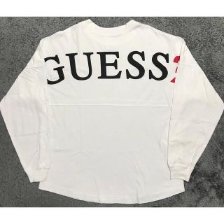 ゲス(GUESS)のSALE GUESS バックプリント　ロングTシャツ(Tシャツ/カットソー(七分/長袖))