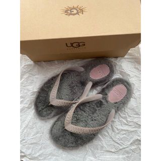 アグ(UGG)のUGG  ムートンファー　ビーチサンダル　7インチ(サンダル)