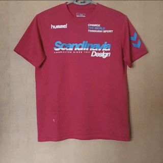 ヒュンメル(hummel)のヒュンメル プラクティス シャツ 半袖Ｔシャツ ピンク Ｓ used  吸汗速乾(ウェア)