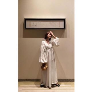 トゥデイフル(TODAYFUL)のlouren front button volume onepiece(ロングワンピース/マキシワンピース)