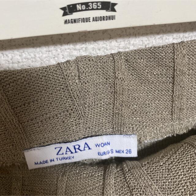 ZARA(ザラ)の【ZARA】ウエストゴムワイドパンツ レディースのパンツ(カジュアルパンツ)の商品写真