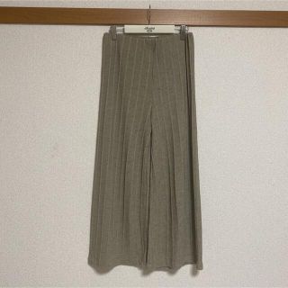 ザラ(ZARA)の【ZARA】ウエストゴムワイドパンツ(カジュアルパンツ)