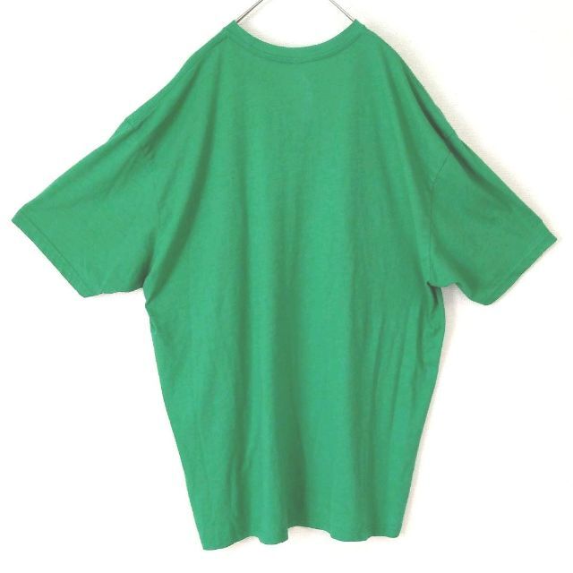 メンズ Tシャツ 3XL ビッグサイズ グリーン 古着 匿名配送 メンズのトップス(Tシャツ/カットソー(半袖/袖なし))の商品写真