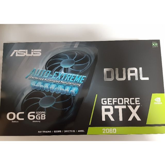 新品 ASUS Dual GeForce RTX2060 グラフィクスボード