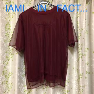 アイアムアイ(I am I)のIAMI 　IN　FACT... チュールレイヤードTシャツ(Tシャツ(半袖/袖なし))