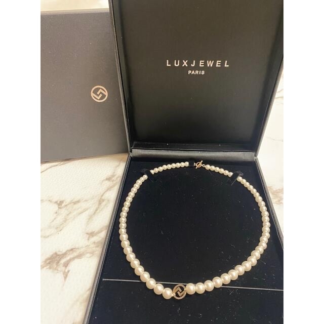 LUXJEWEL Perl hericots necklaceセット メンズのアクセサリー(ネックレス)の商品写真