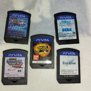 プレイステーションヴィータ(PlayStation Vita)のプレイステーションVita ソフト5本セット(携帯用ゲームソフト)