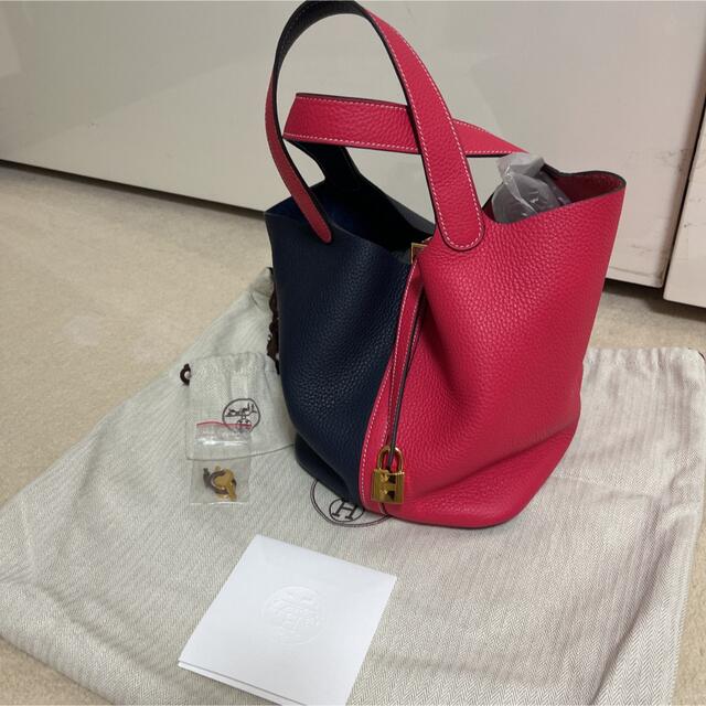 レッド系一流の品質 エルメス ピコタンロックmm バイカラー 美品です