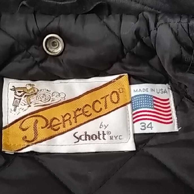 schott(ショット)の［MOS様専用］Schott　ダブルライダースジャケット　黒　ショット メンズのジャケット/アウター(ライダースジャケット)の商品写真