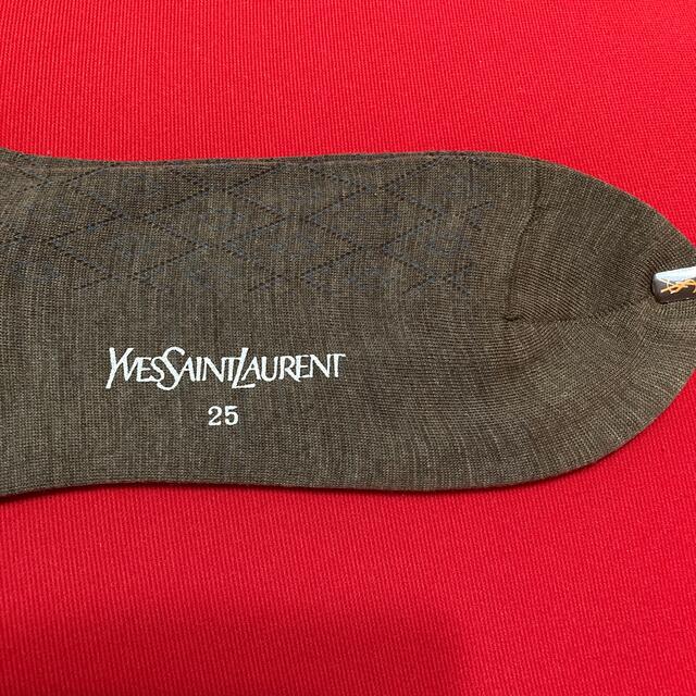 Yves Saint Laurent Beaute(イヴサンローランボーテ)のイヴサンローラン紳士靴下夏用25センチ メンズのレッグウェア(ソックス)の商品写真