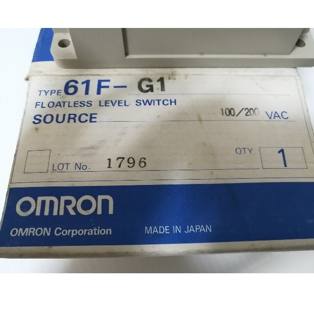 OMRON(オムロン) フロートなしスイッチ ベースタイプ 61F-G AC100 200 - 1