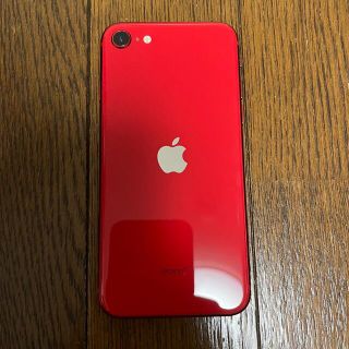 アイフォーン(iPhone)のiPhone SE 第2世代 64GB プロダクトレッド　SIMロック解除済み(スマートフォン本体)