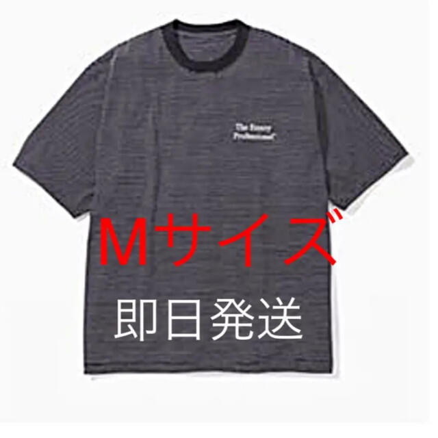 S/S Border T-Shirt (BLACK × WHITE) M 新品-