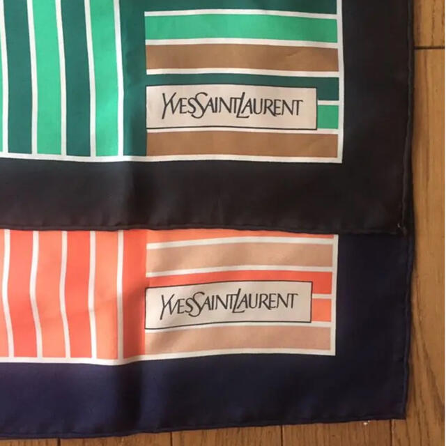 Saint Laurent(サンローラン)の【２色セットVintage 】YVES SAINT LAURENT サンローラン レディースのファッション小物(バンダナ/スカーフ)の商品写真